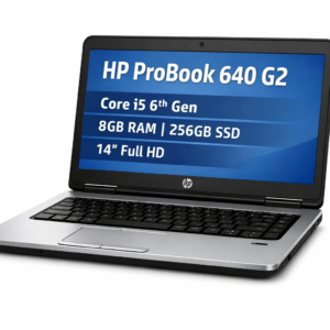 HP ProBook 640 G2 – Core i5 6th Gen | 8GB RAM | 256GB SSD | 14" Full HD