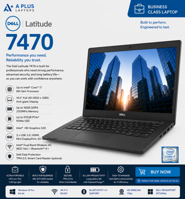 DELL - Latitude 7470