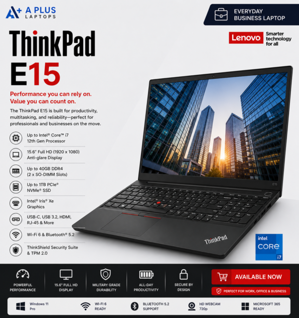 LENOVO - ThinkPad E15
