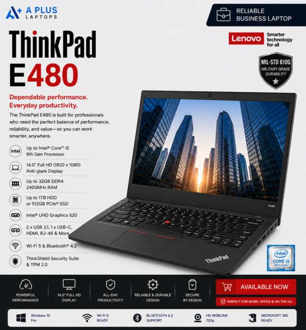 LENOVO - ThinkPad E480